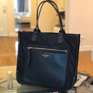 Kate spade ♠️Black Large Tote